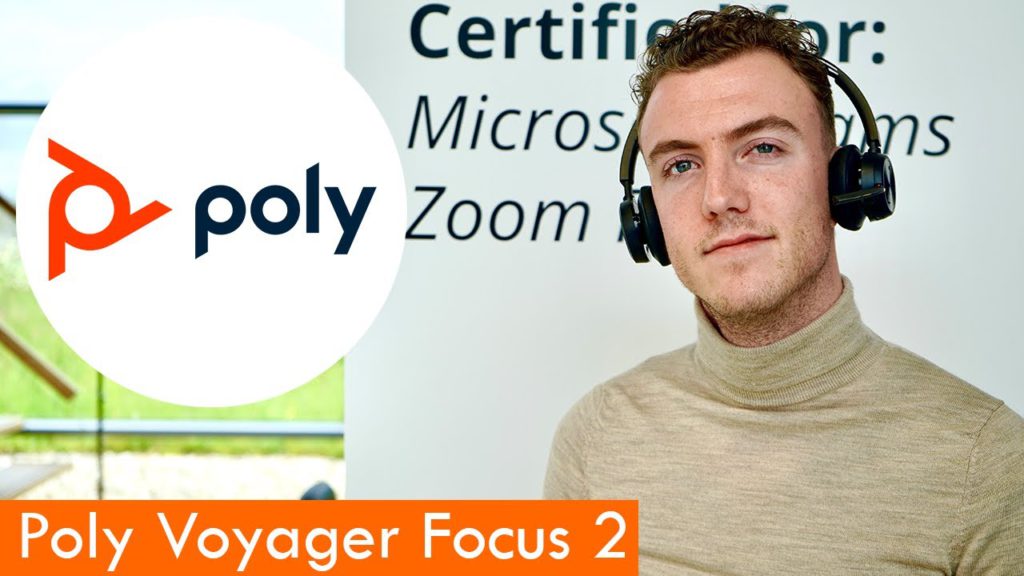 Nils met de Poly Voyager Focus 2 - TelecomVlog by TelecomHunter